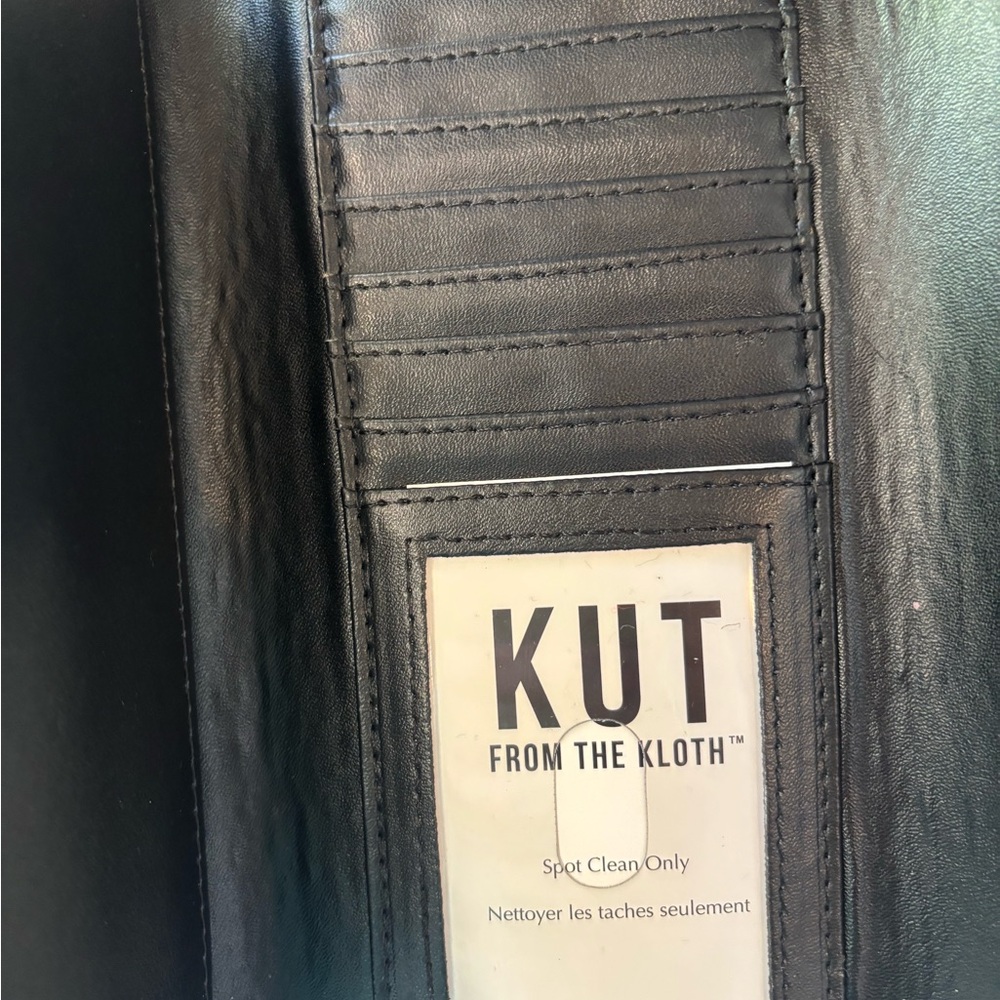 Kut from the Kloth Black & White Leather Wallet NWT - Picture 3 of 7
